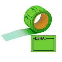 Этикет-лента 30*20 (100 эт) "ЦЕНА" зелёная    