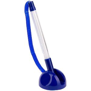 Ручка шариковая синяя на подставке  (Sponsor)