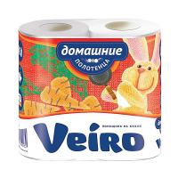 Полотенца "Veiro" бумажные 2-х слойные (1блок= 2 шт.)